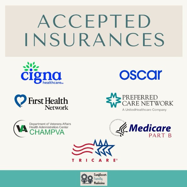 Accepted insurances to better serve you...
